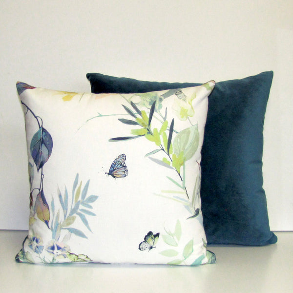 Agatha cushion cover, stream