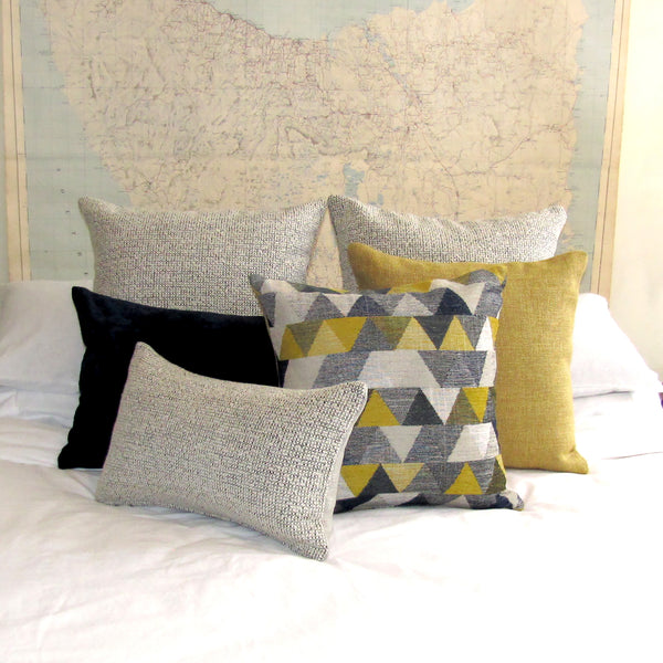 Tribeca geometric weave with corduroy reverse