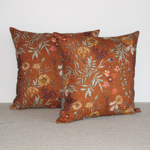 Marigold cushion cover