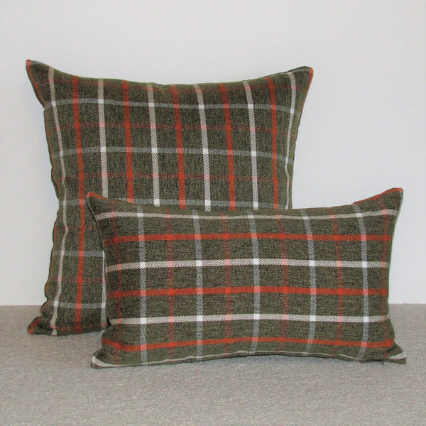 Perth check cushion cover