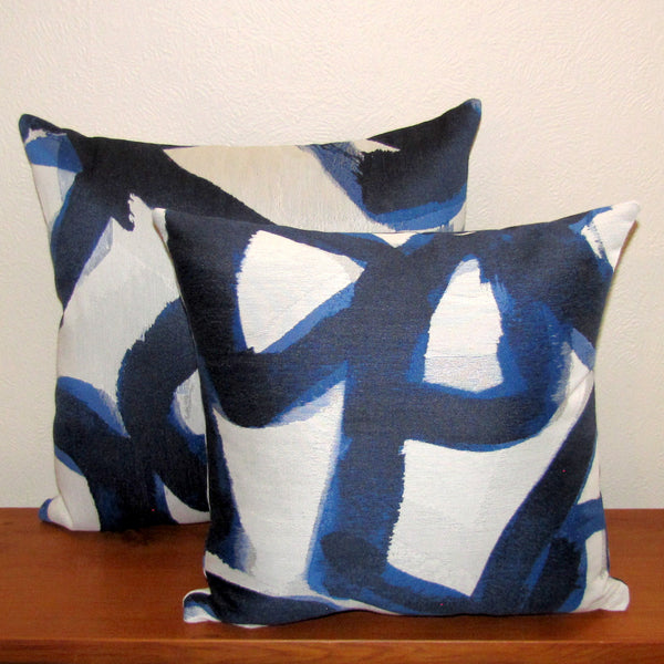Made to order Yves Klein Canvas cushion cover