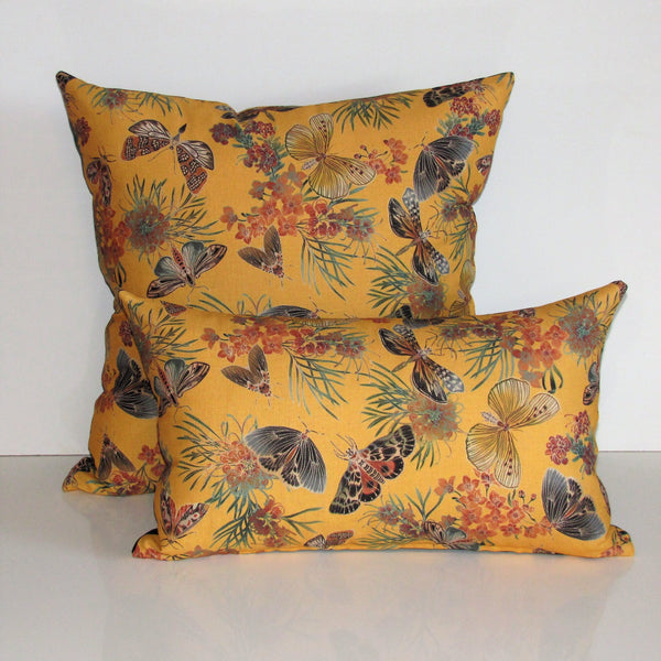 Moths cushion cover
