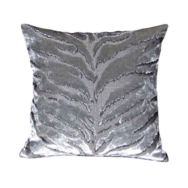 Bengal Tiger Silver Cushion Cover