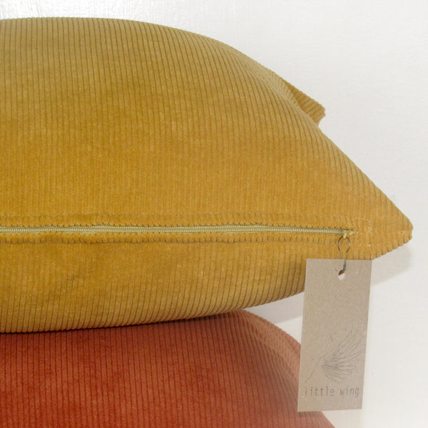 hazelnut corduroy cushion cover