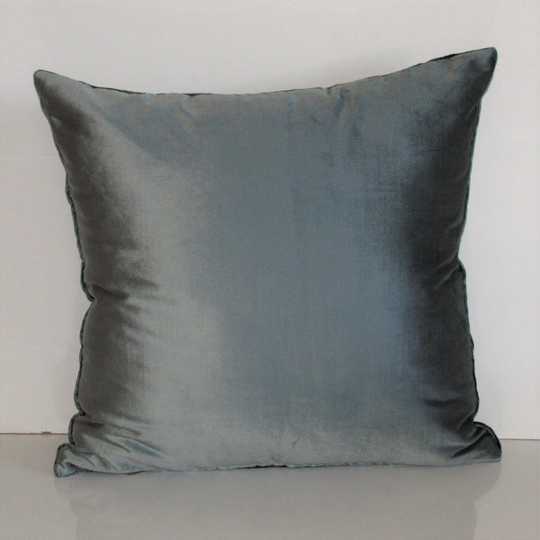 made to order Duo velvet Atlantic Lichen cushion cover