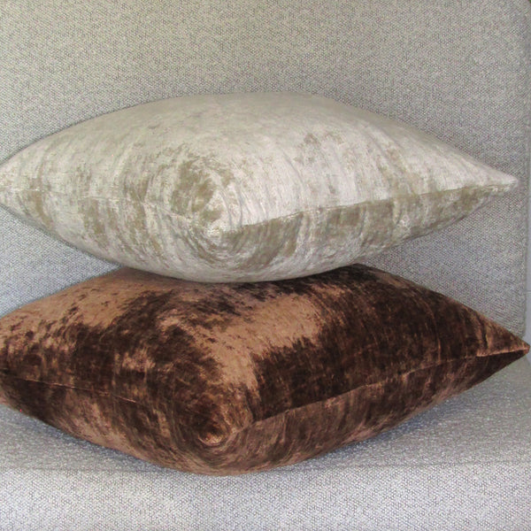 made to order Bespoke Macaroon luxury Italian velvet cushion cover