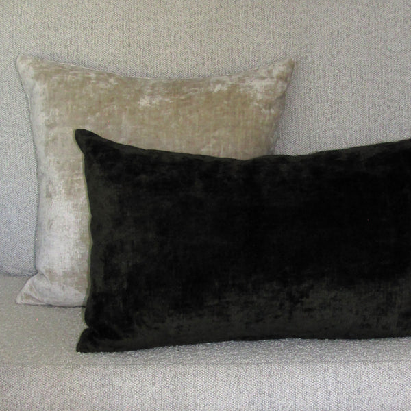 Bespoke Martini green luxury Italian velvet cushion cover