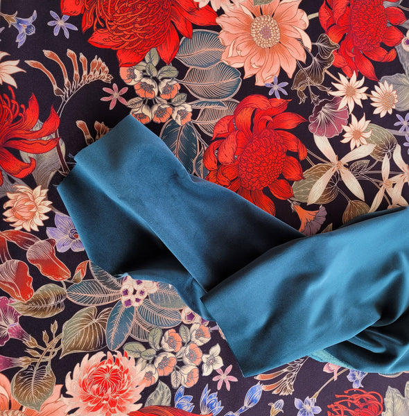 custom listing for Murrelia - waratah bloom velvet cushion cover