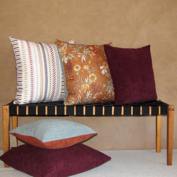made to order Revival embroidered cushion cover