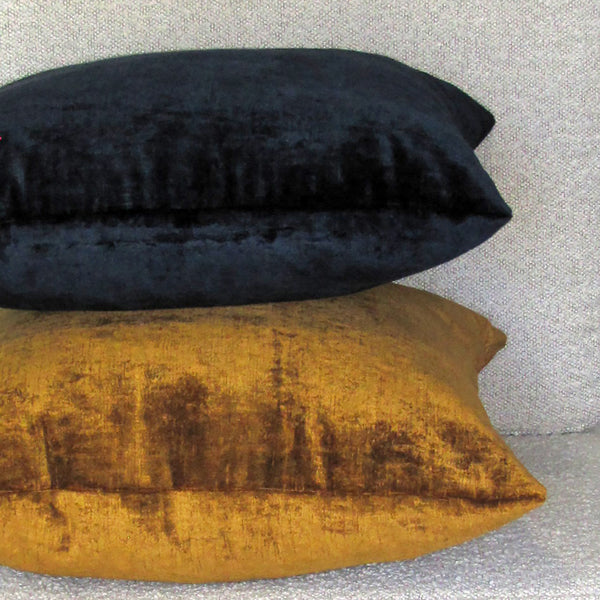 Made to order Bespoke Midnight luxury Italian velvet cushion cover