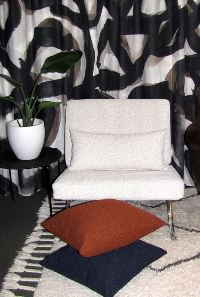 Ovis Umber boucle cushion cover