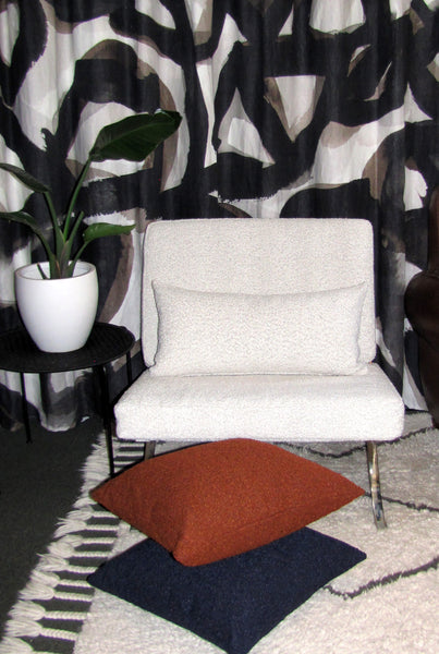 made to order Ovis Midnight boucle cushion cover
