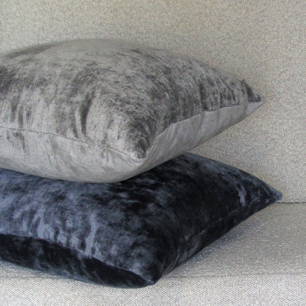made to order Bespoke Mist luxury Italian velvet cushion cover