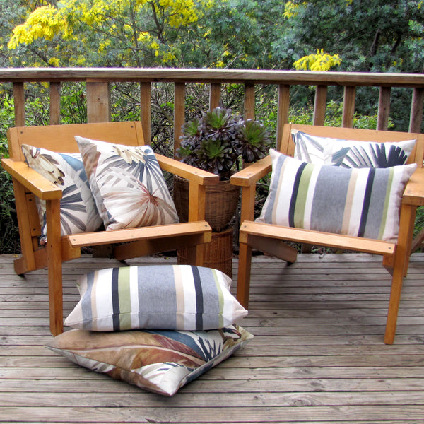made to order Gilver South Beach Stripe, indoor/outdoor cushion cover