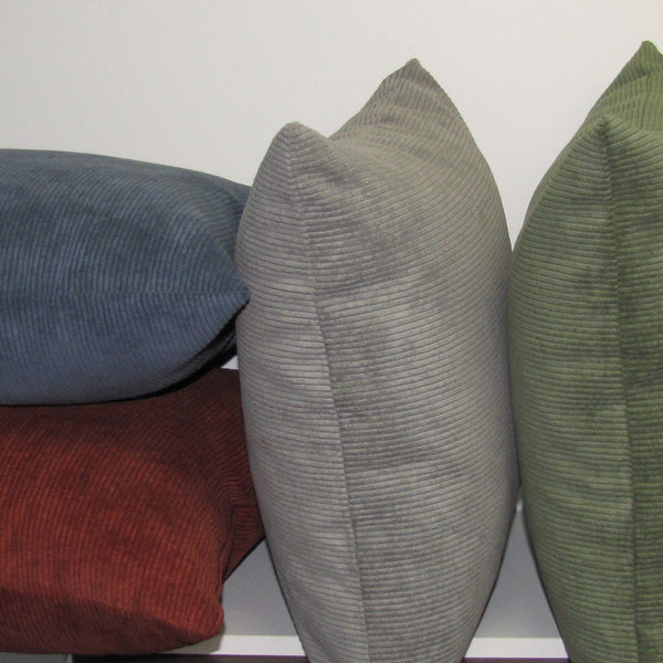 Aspen Pebble corduroy cushion cover