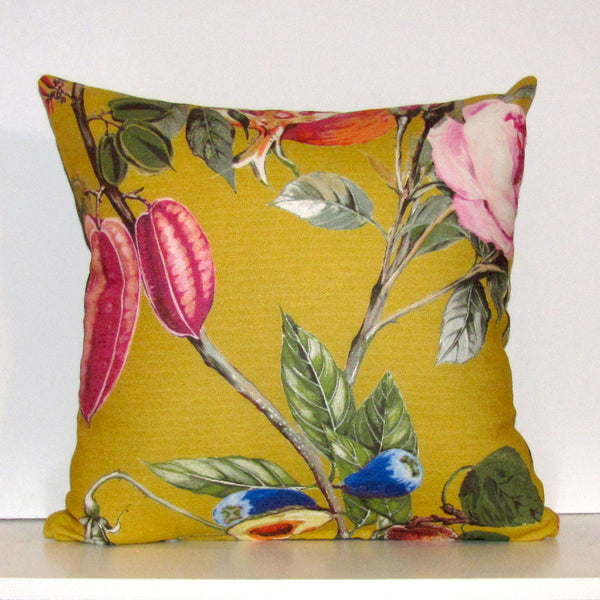 Made to order Orchard Mustard cushion cover