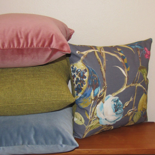 Made to order Orchard Blue cushion cover