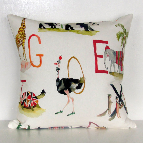 Alphabet kids cushion cover