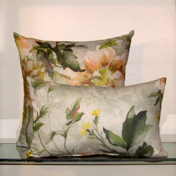 Leila linen cushion cover