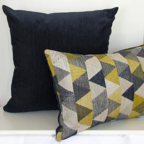 Tribeca geometric weave with corduroy reverse