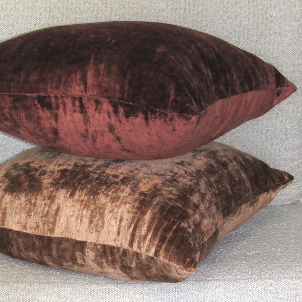 made to order Bespoke Pimento luxury Italian velvet cushion cover