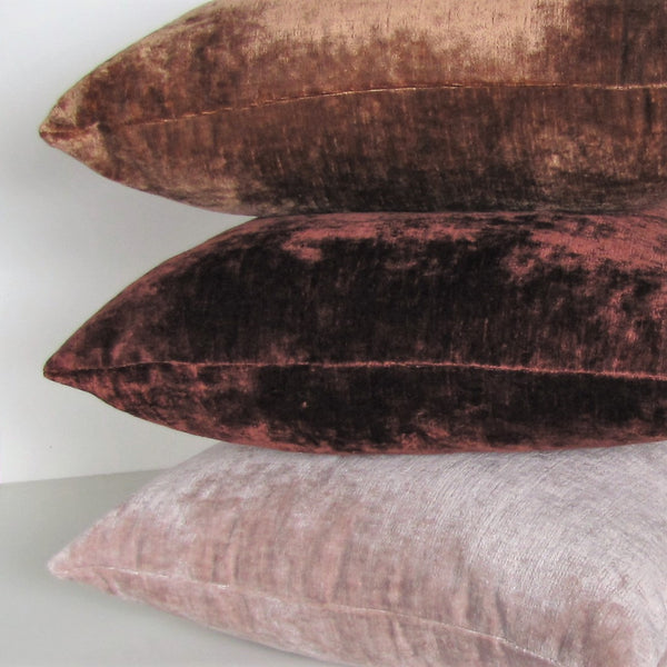 Made to order Bespoke Copper luxury Italian velvet cushion cover