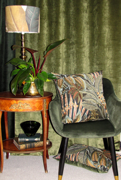 made to order Jungle Room embroidered cushion cover
