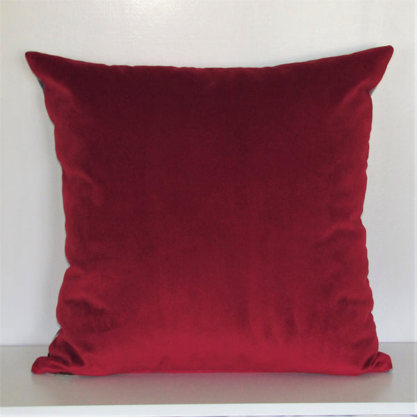 made to order waratah velvet cushion cover