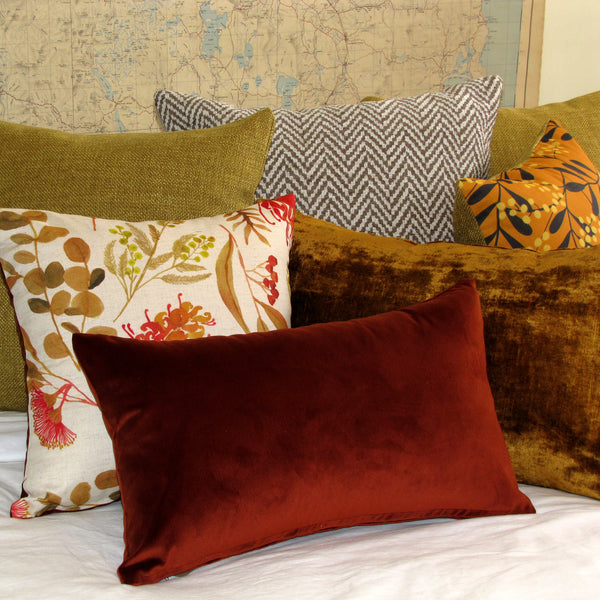 made to order Bush flowers cushion cover