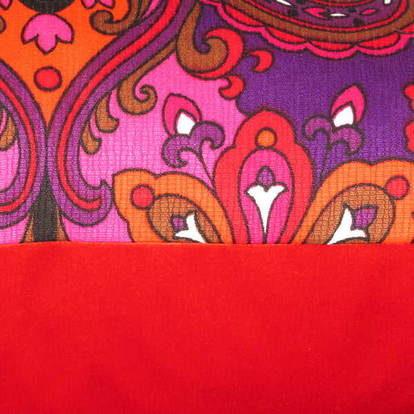 fabulous retro paisley cushion cover