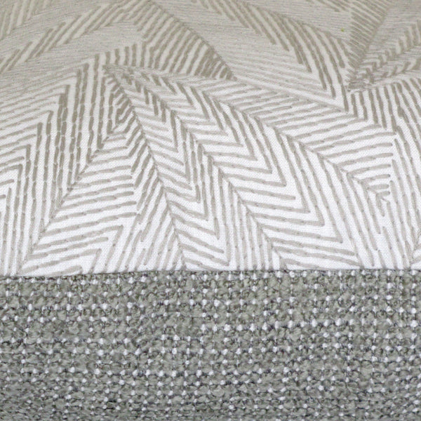 Light embroidered cushion cover