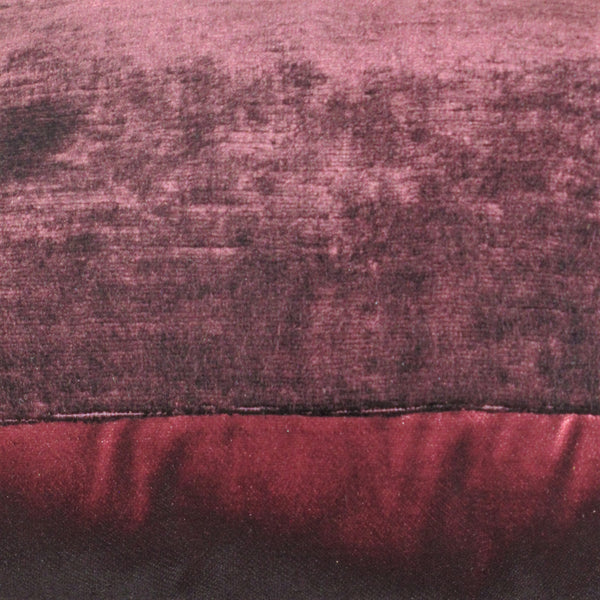 Duo velvet Mulberry Magnolia cushion cover