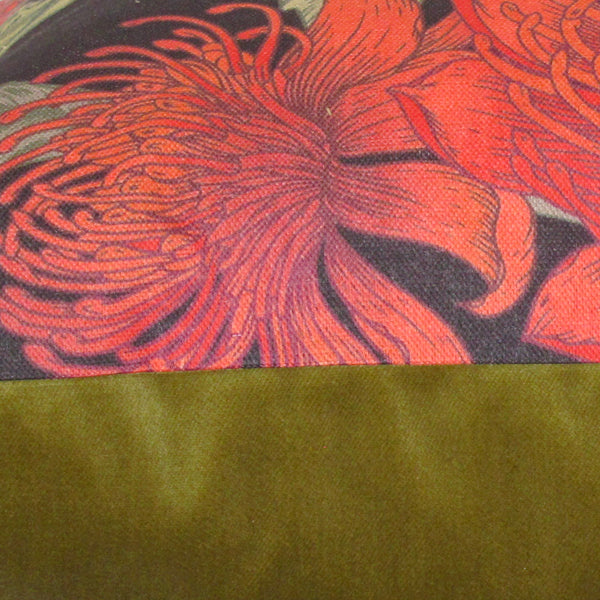 waratah linen cushion cover
