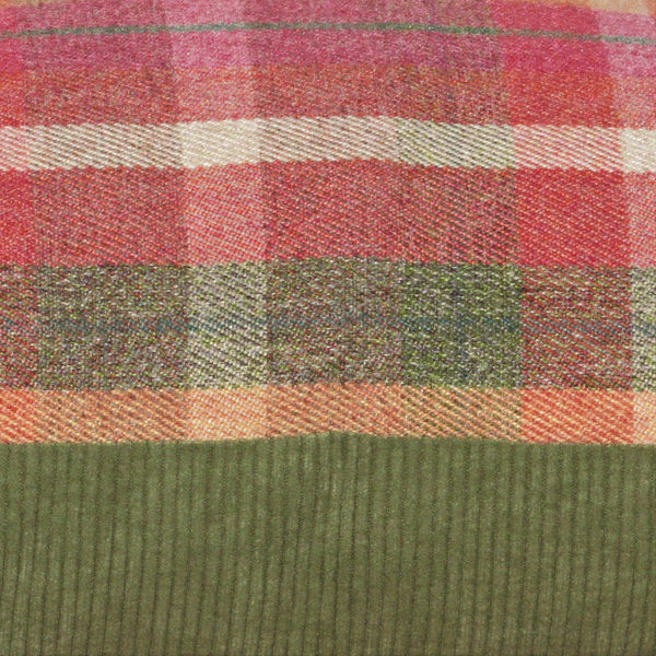 Sutherland Rustic check cushion cover