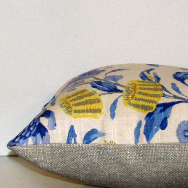 Hinterland cushion cover, cobalt