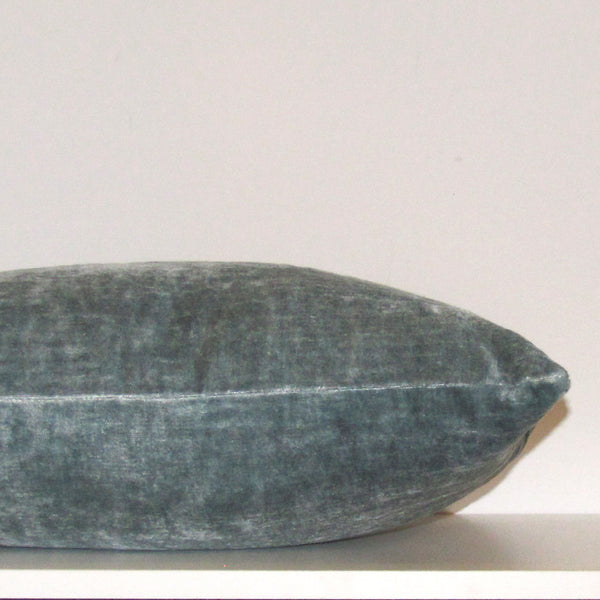 Bespoke Powder Blue luxury Italian velvet cushion cover