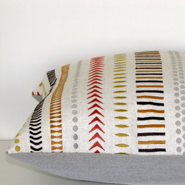 made to order Revival embroidered cushion cover