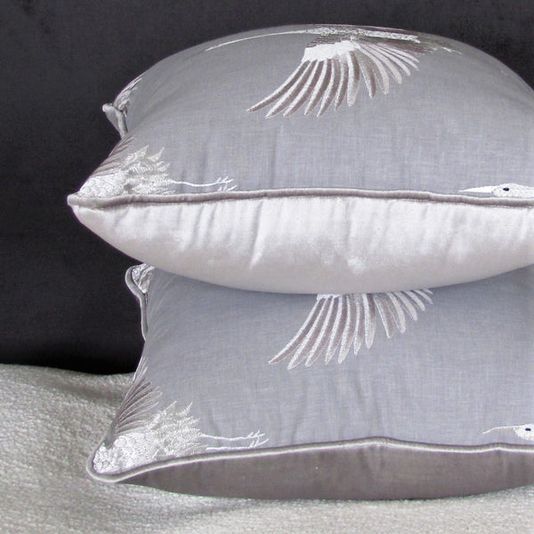 Made to order Demoiselle Embroidered Luxury Cushion Cover