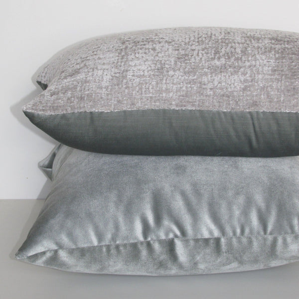 Made to order Ice blue velvet cushion cover