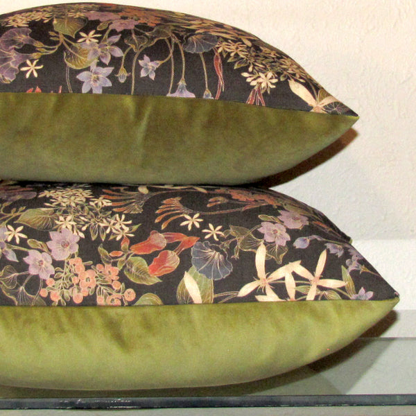 made to order wildflowers cushion cover