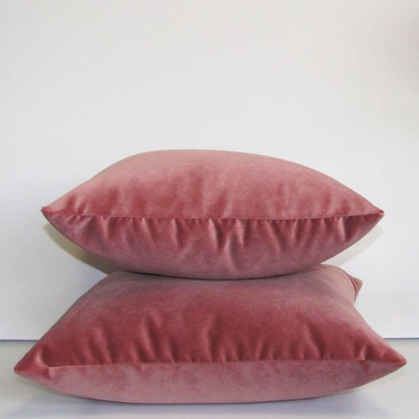 Made to order blush pink velvet cushion cover