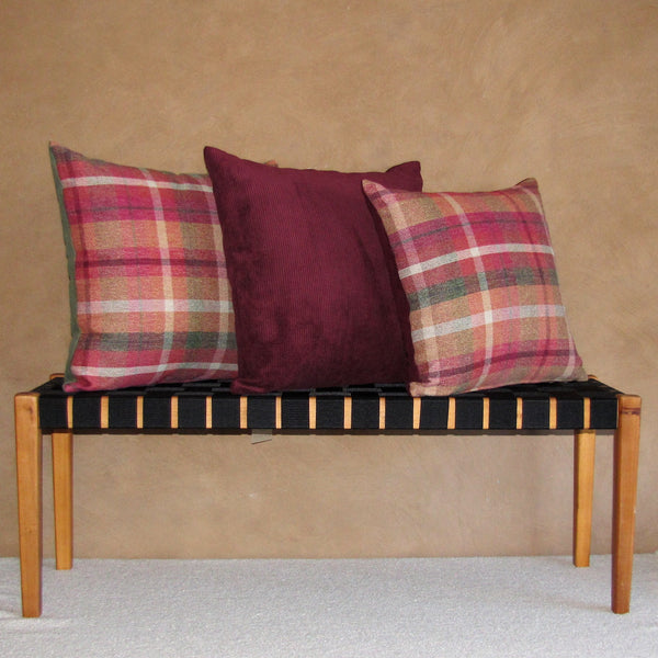 Aspen Shiraz corduroy cushion cover