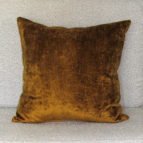 Made to order Bespoke Topaz luxury Italian velvet cushion cover