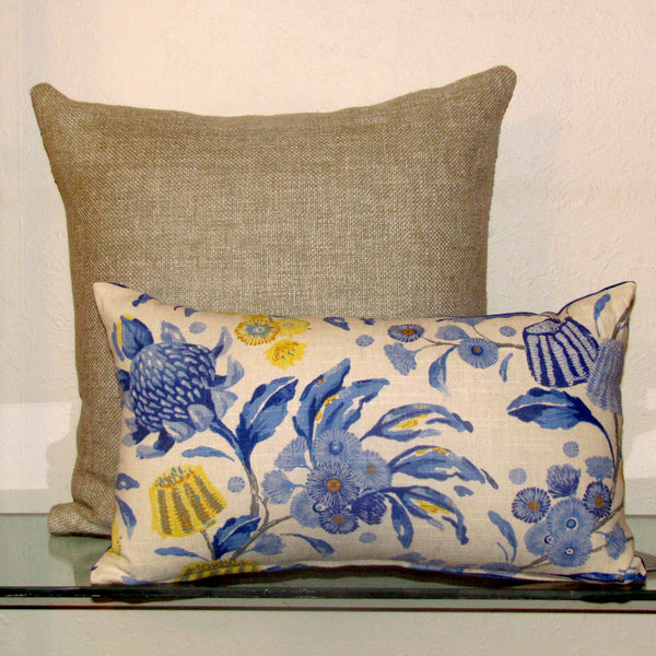 Hinterland cushion cover, cobalt