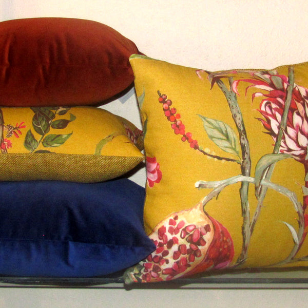 Orchard linen cushion cover