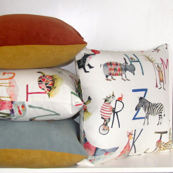 Alphabet kids cushion cover