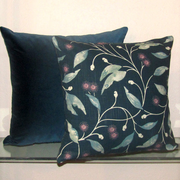 Hepburn cushion cover, teal