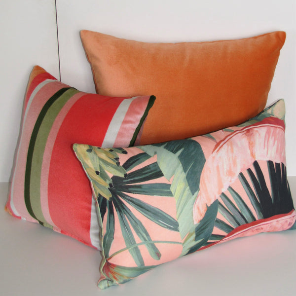 made to order Coral Tropicalia, indoor/outdoor cushion cover