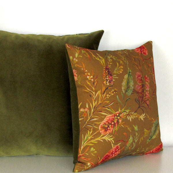 bottlebrush cushion cover