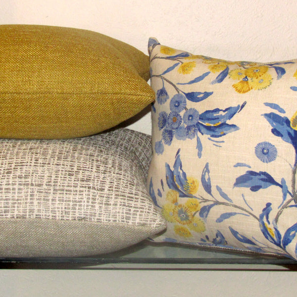 Hinterland cushion cover, cobalt